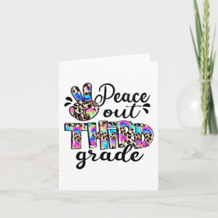 Tarjeta Tye De 3er Grado Feliz Día De La Escuela