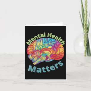 Tarjeta Tye Dye Mental Health S Human Braille Illness Awar