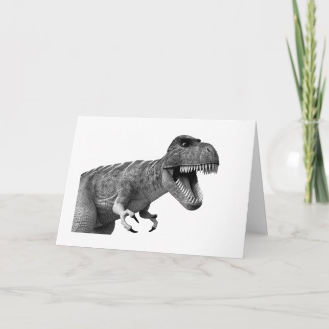 Tarjeta Tyrannosaurus Rex (Anverso)