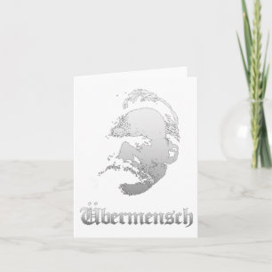 Tarjeta Ubermensch - Friedrich Nietzsche Mejor Philo alemá