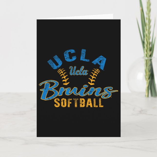 Tarjeta Ucla Bruins Softll Vintage Licencia Oficial  (Anverso)