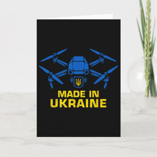 Tarjeta Ucrania Drone Patriótico Amantes Ucranianos Fpv 2