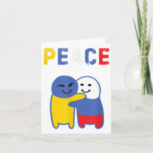 Tarjeta Ucrania, Rusia, paz, Ucrania, no guerra