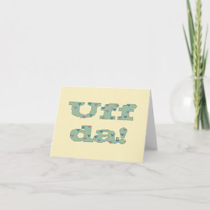 Tarjeta ¡Uff DA! Notecard