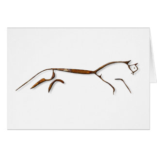 Tarjeta Uffington Horse Rust