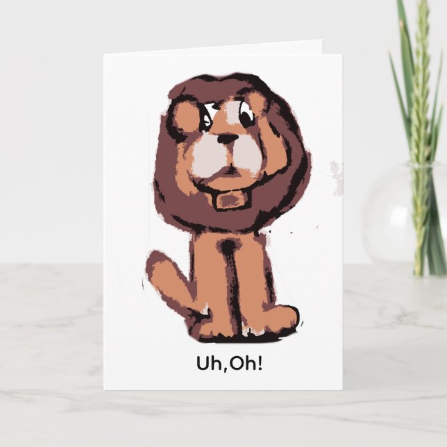 Tarjeta Uh,Oh (Anverso)