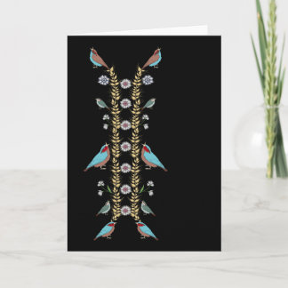 Tarjeta Ukraine Birds Tee Cute Vintage Floral Ukrainian Vy