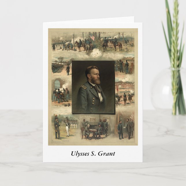 Tarjeta Ulises S. Grant, 1885 (Anverso)