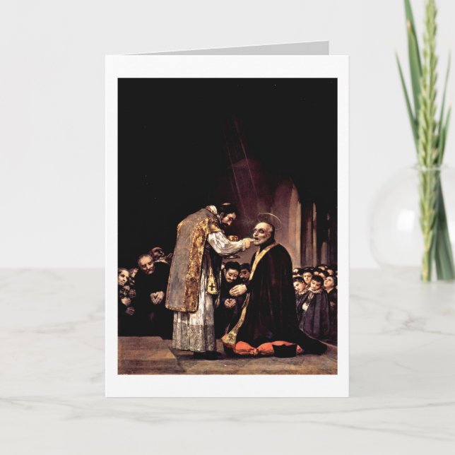 Tarjeta Última Comunicación De San José Por Francisco De G (Anverso)