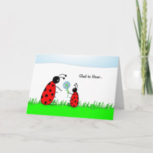 Tarjeta Última ronda de felicitaciones a Card-Lady Bugs