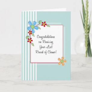 Tarjeta Última ronda de felicitaciones de Chemo