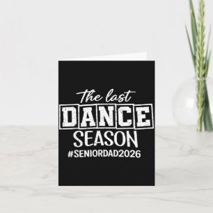 Tarjeta Última temporada de baile baile senior papá 2026 b