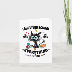 Tarjeta Último Día De La Escuela