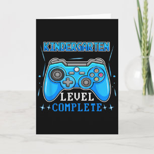 Tarjeta Último Día De La Escuela De Videojuegos Nivel Kind