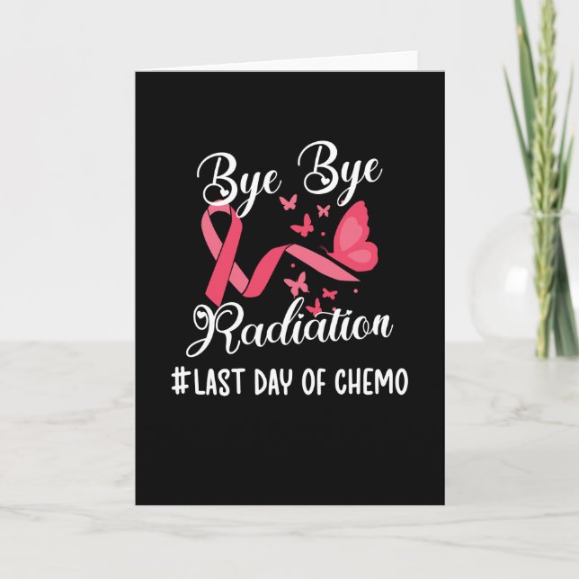 Tarjeta Último Día De Superviviente De Cáncer De Quimioter (Anverso)