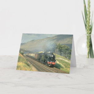 Tarjeta Último tren de arrastre de vapor de British Railwa