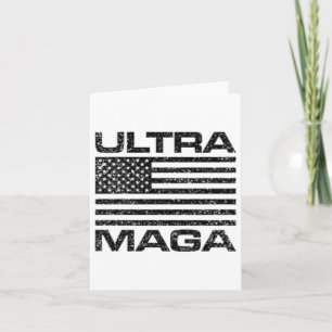 Tarjeta Ultra Mega Ee.Uu. Bandera Estadounidense Ultramega