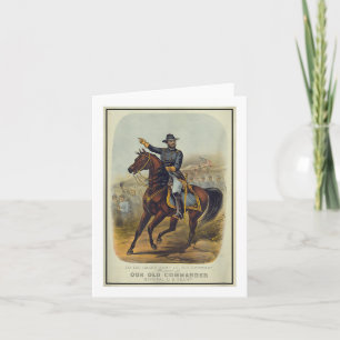 Tarjeta Ulysses S. Grant A Caballo