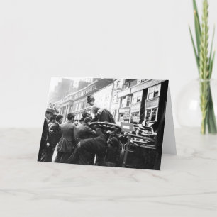 Tarjeta Un accidente callejero