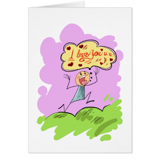 Tarjeta Un amante feliz