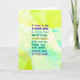 Tarjeta Un amigo es como un buen amigo