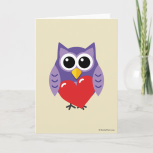 Tarjeta Un amor de búho