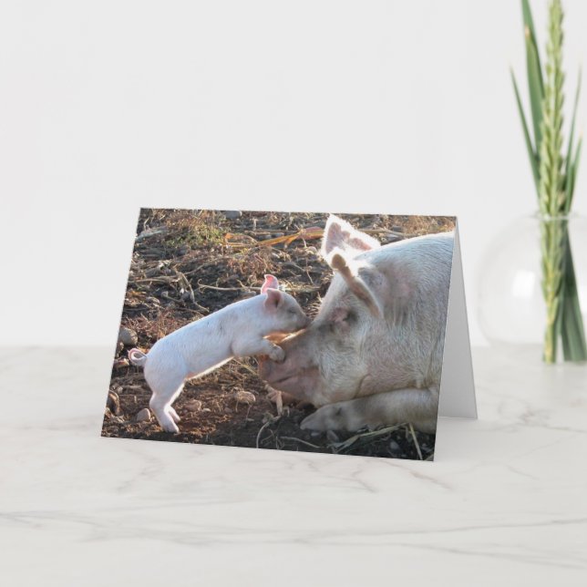 Tarjeta Un amor de madre (Anverso)