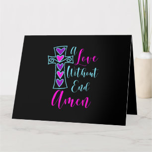 Tarjeta Un Amor Sin Fin Amen Inspirado Por Jesús Cita A Ch