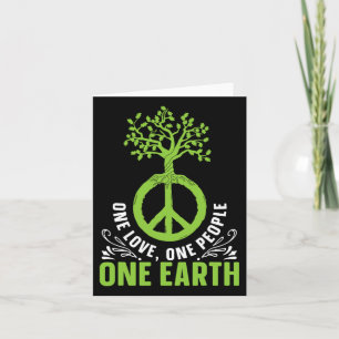Tarjeta Un Amor Una Gente Una Tierra Día Internacional De