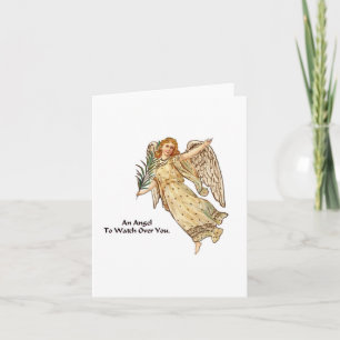 Tarjeta Un Ángel Para Vigilarte.