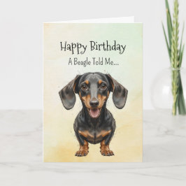 Tarjeta Un animal divertido de cumpleaños de la personalid