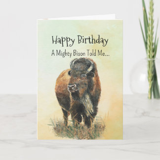 Tarjeta Un animal divertido de cumpleaños de la personalid