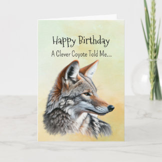 Tarjeta Un animal divertido de cumpleaños de la personalid