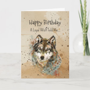Tarjeta Un animal divertido de cumpleaños para la personal