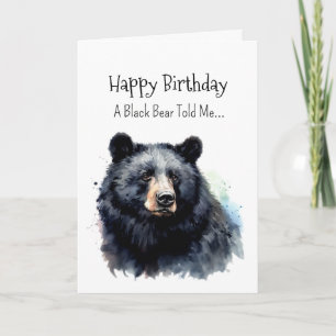 Tarjeta Un animal divertido de cumpleaños para la personal