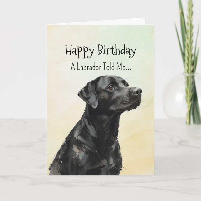 Tarjeta Un animal divertido del cumpleaños de la personali (Anverso)