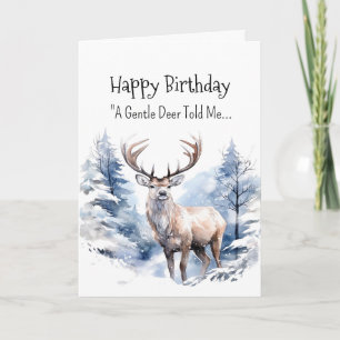 Tarjeta Un animal divertido para el cumpleaños de la perso