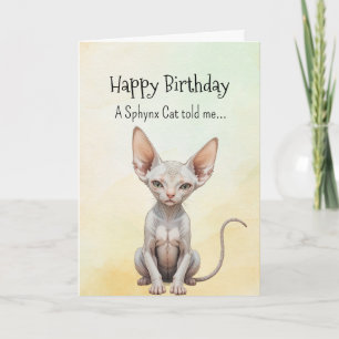 Tarjeta Un animal divertido para el cumpleaños de una pers