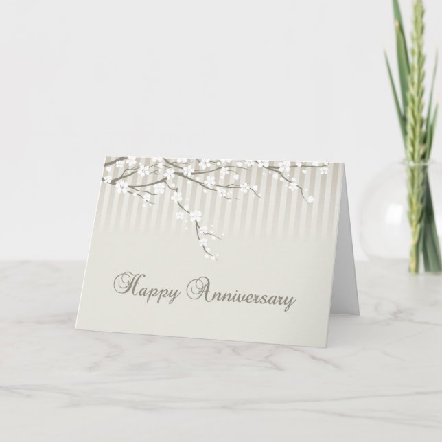Tarjeta Un aniversario feliz (Anverso)