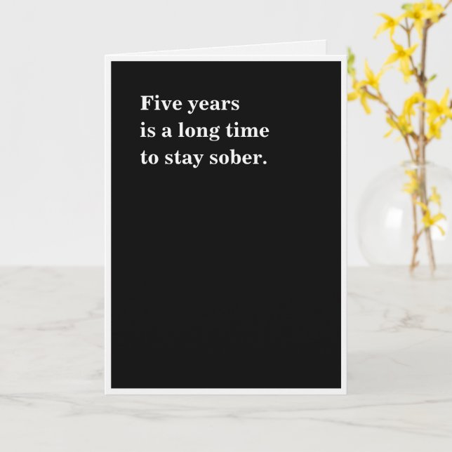 Tarjeta Un año es mucho tiempo (flor amarilla)