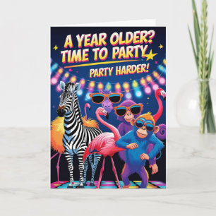 Tarjeta ¿Un Año Mayor? ¡Es hora de que el Fiesta sea más d