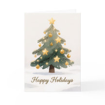 Un árbol de Navidad caprichoso y dibujado a mano