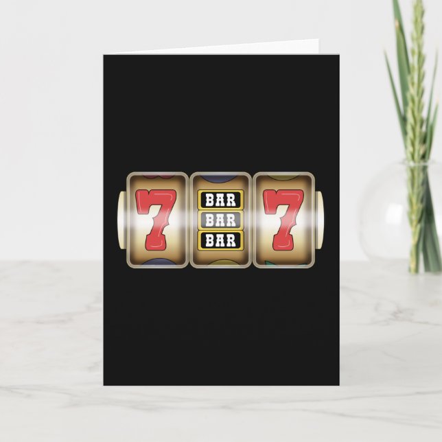 Tarjeta Un Arma Bandit tragaperras Casino Roulette (Anverso)