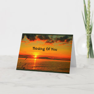 Tarjeta Un bello día desde el amanecer hasta el atardecer