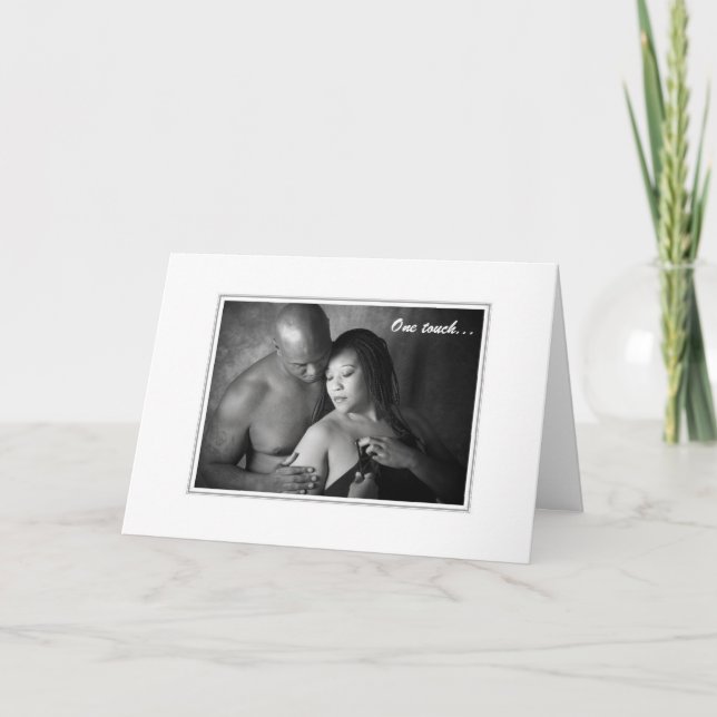 Tarjeta Un beso del tacto-Uno (Anverso)