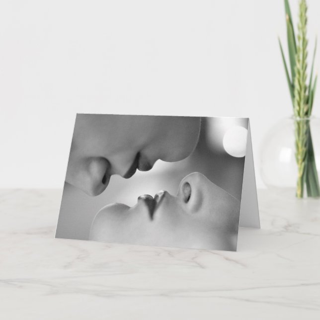 Tarjeta Un beso precioso (Anverso)