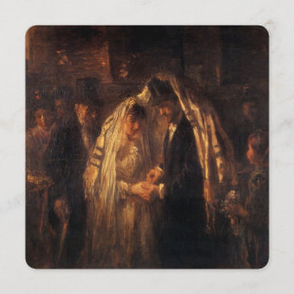 Tarjeta Un Boda judío de Jozef Israels - Circa 1903