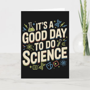Tarjeta Un Buen Día Para Hacer Ciencia Amante De La Escuel