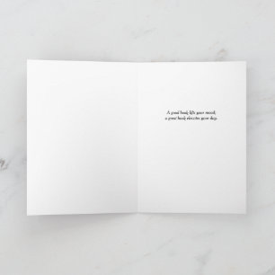 Tarjeta Un buen libro