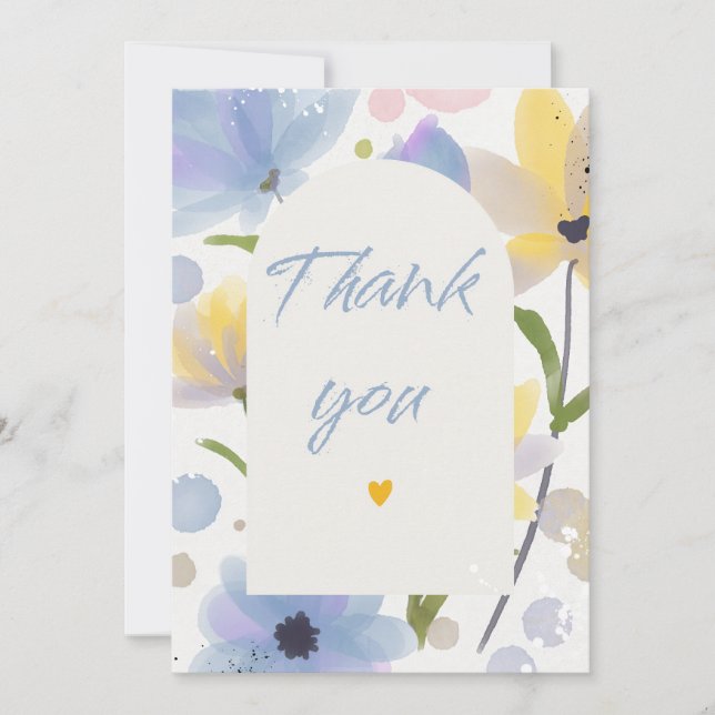 Tarjeta Un caprichoso saludo botánico boda bohemio (Anverso)